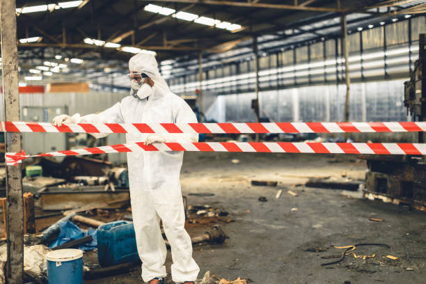 Professional Biohazard technician working in Peoria, AZ